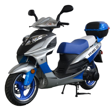 HHH 150cc Scooter Vienna 150 | Gas Street Scooter for Adult | Fully Automatic with LED Lights mississippipowersports